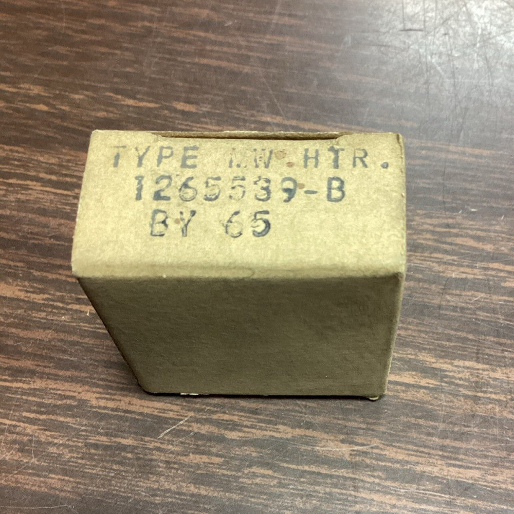 WESTINGHOUSE OVERLOAD RELAY HEATER, 1265539-B, BY65, 1-7/16" X 1", STEEL A67