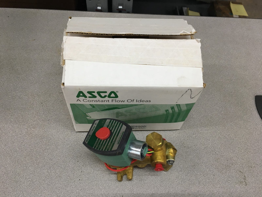 NEW IN BOX ASCO RED HAT SOLENOID VALVE 1/8" PIPE SIZE 8300G55G