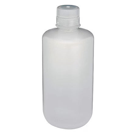 Globe Scientific 7051000 Bottle, Narrow Mouth, Round, Pp, 1000Ml,Pk6