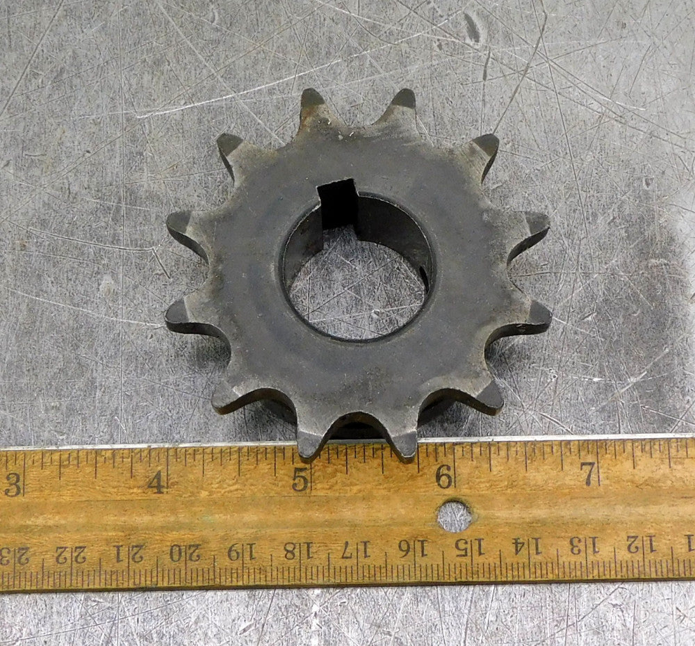 Martin 50BS12H Roller Chain Sprocket #50 12 Teeth 1" Bore Keyed