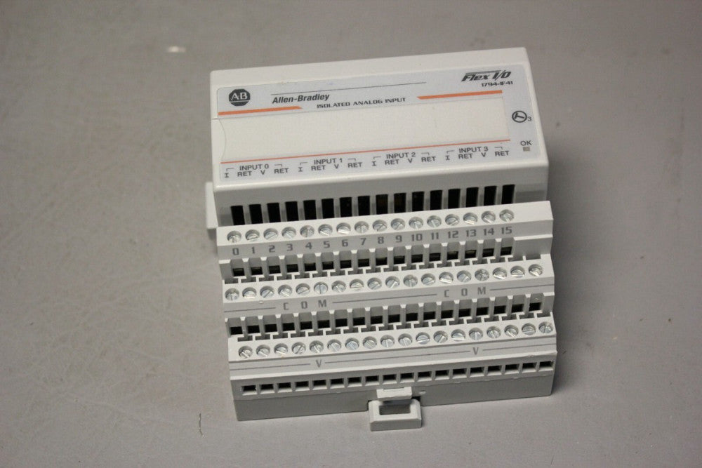 ALLEN BRADLEY FLEX I/O ISOLATED ANALOG INPUT MODULE 1794-IF4I A