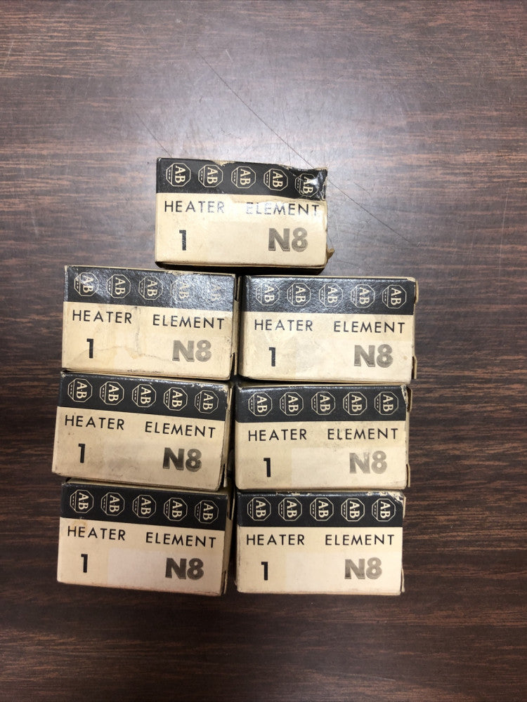ALLEN BRADLEY N8 OVERLOAD RELAY HEATER ELEMENT Lot Of 7