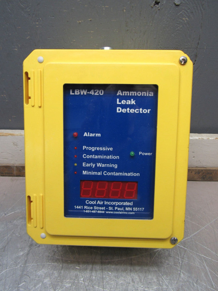 COOL AIR INC. AMMONIA LEAK DETECTOR LBW-420 REV-J2 NICE USED TAKEOUT !! M/O !!