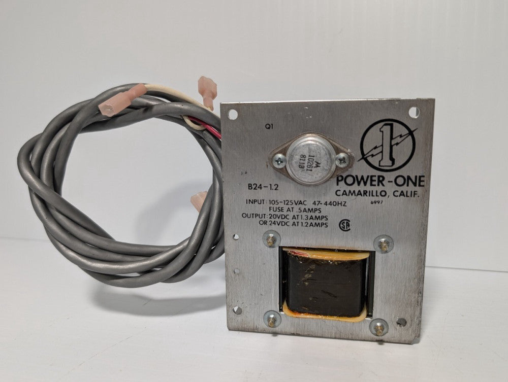 Power-One B24-1.2 Power Supply Input 105-125-Volt AC, Output 20/24-Volt DC