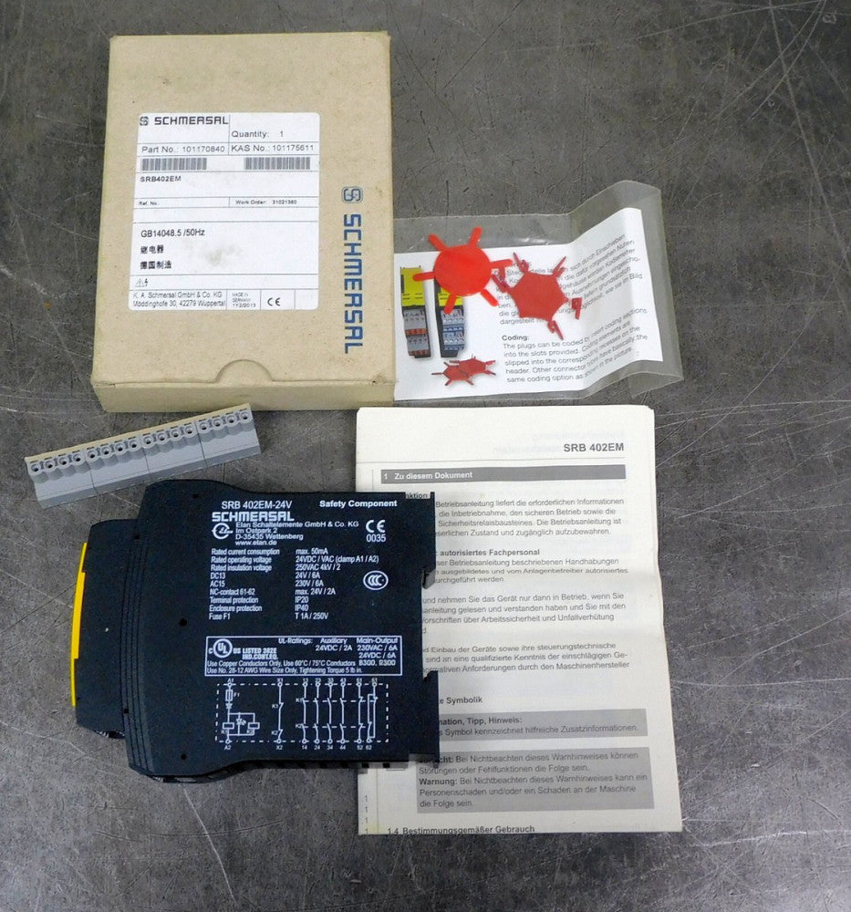 Schmersal 101170840 Safety Output Relay Expansion Module SRB402EM