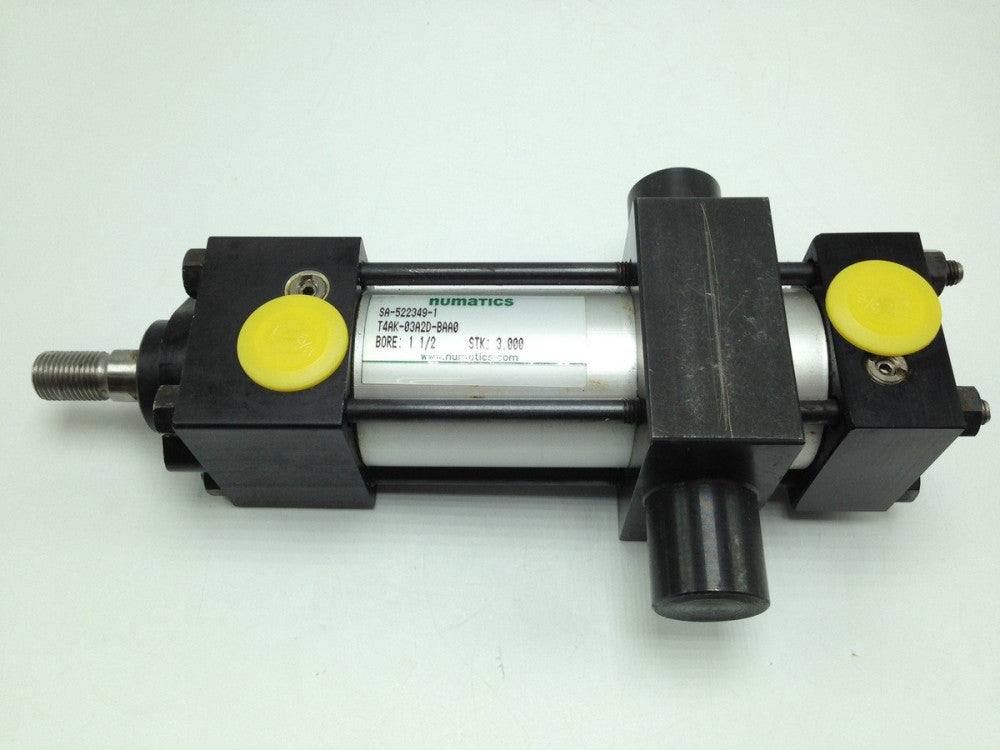 NEW Numatics T4AK-03A2D-BAA0 Single Rod Pneumatic Cylinder 1-1/2" Bore 3" Stroke