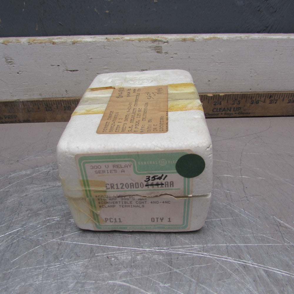 GENERAL ELECTRIC, CR120AD03541AA, 10A,300V RELAY,3NO-5NC, NEW IN BOX!MAKE OFFER!