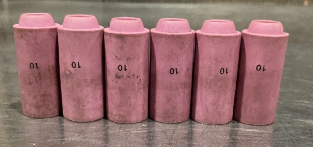 CK 3A8 Alumina Cup 1/2" x 1-27/32" xref: 10N46  (6 Of 10) Nos Partial Case