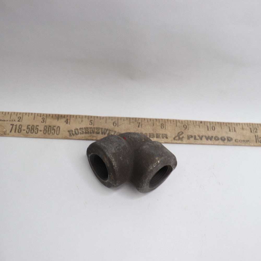 90-Deg Elbow Forged Carbon Steel #3000 1"