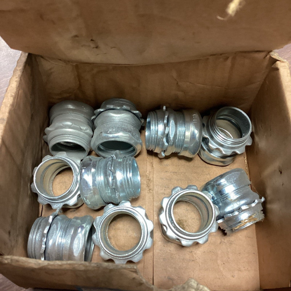 Crouse-Hinds 652 Compression Type Connector Conduit EMT 1", Box Of 10