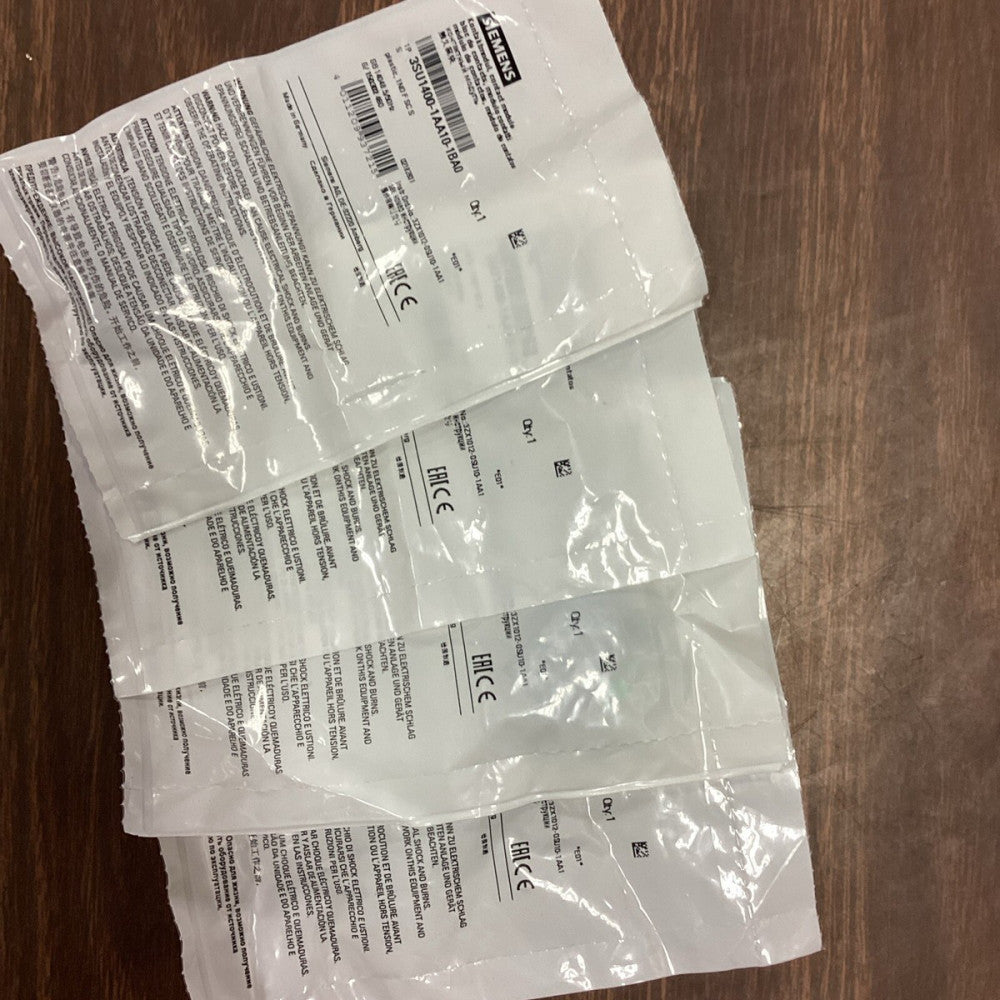 LOT OF 4 PCS SIEMENS CONTACT MODULE 3SU1400-1AA10-1BAO