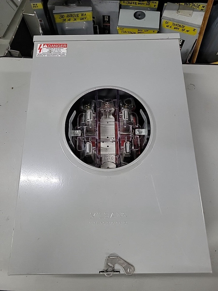 Milbank Series 9700L Bypass Meter Base/Socket 3R 600VAC 200A 1 PH