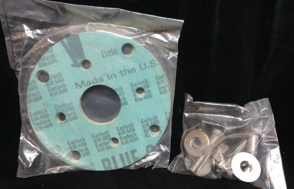 GARLOCK ~ BLUE GARD ~ GASKET ~ 3000 ~ 2-1/2" PIPE ~ 1/8" THICK ~ LOT OF 2 NEW 