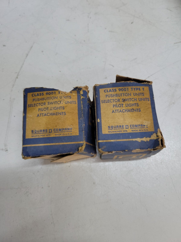 LOT OF 2 Square D Class 9001 Type T Oil Tight Operator *FREE SHIPPING*