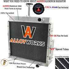 84524C93 Tractor Radiator fit International 248 268 484 785 884 685 584 684 484+