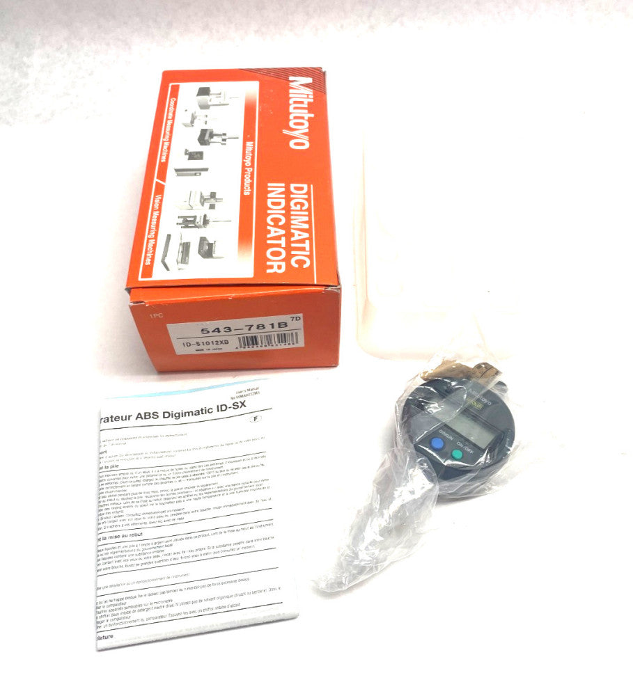 Mitutoyo 543-781B ABSOLUTE Digimatic Indicator ID-S1012XB 12.7mm RangeNO BATTERY