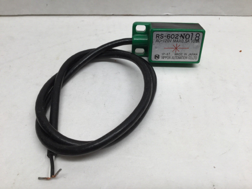 Nippon Automation RS-602-NO18 Proximity Sensor AC-120V Max 0.5A 10VA