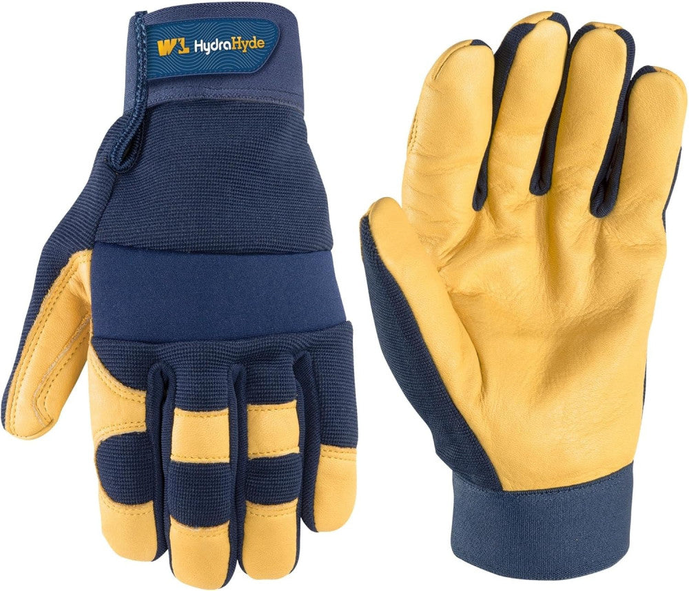Men'S Leather Palm Work Gloves | Heavy Duty, Form Fitting for Improved Dexterity