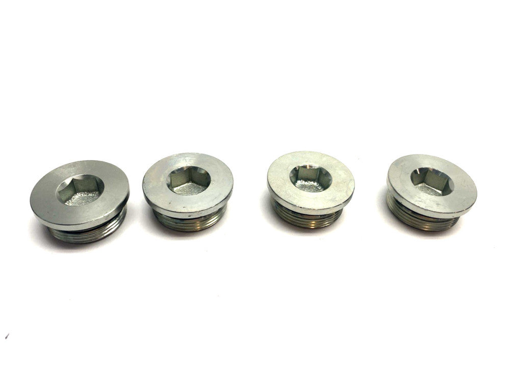 6409-20 Manifold Plug Hex Socket O-Ring Boss Plug Steel 1-1/4" ORB LOT OF 4