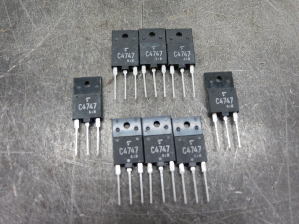 Lot of (8) Hitachi Transistor C4747 Semiconductor
