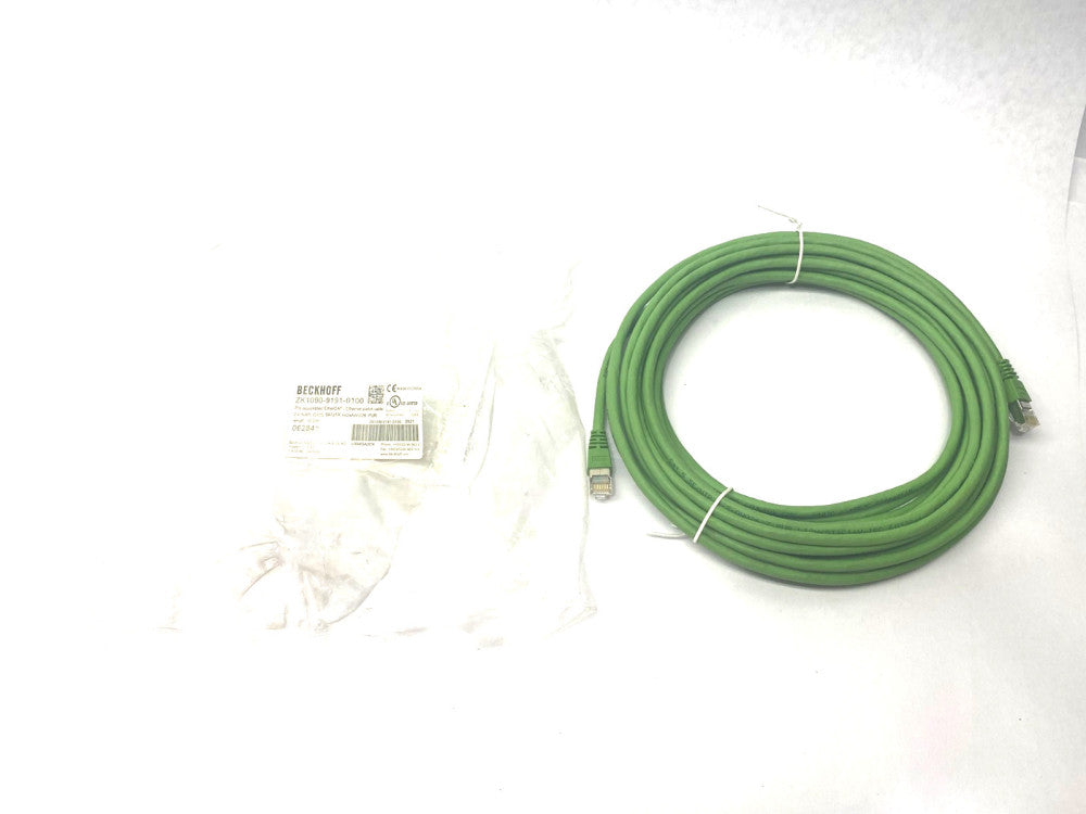 Beckhoff ZK1090-9191-0100 Ethernet/EtherCAT Patch Cable 2 x RJ45 10m 062841