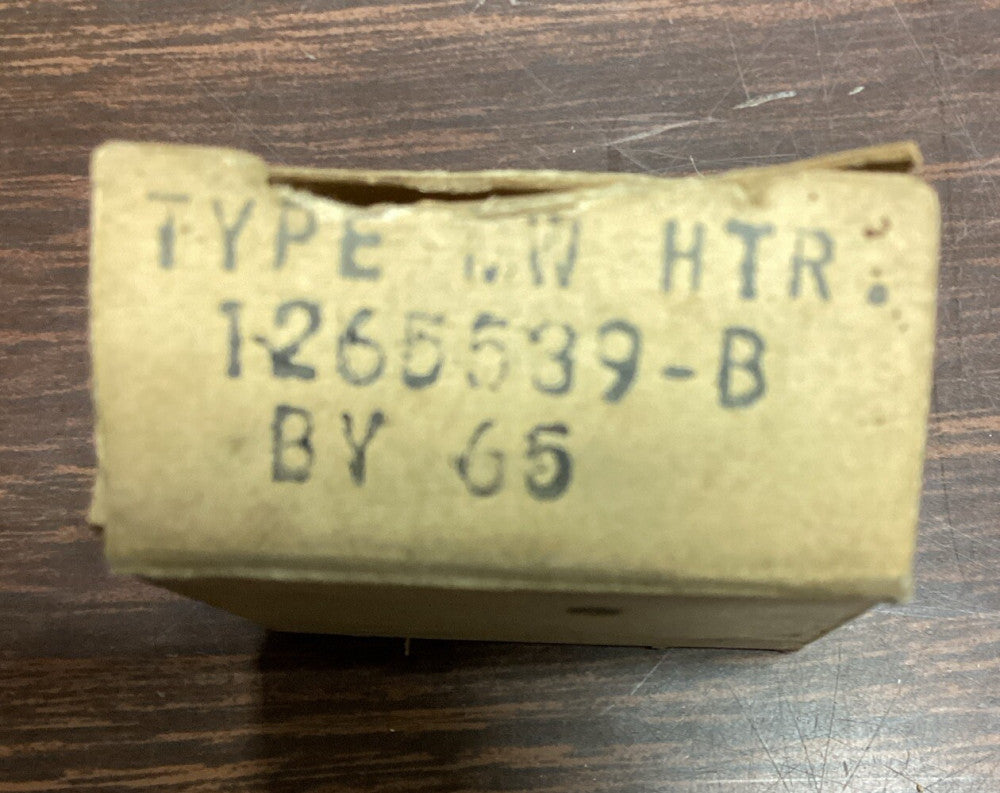WESTINGHOUSE OVERLOAD RELAY HEATER, 1265539-B, BY65, 1-7/16" X 1", STEEL A60