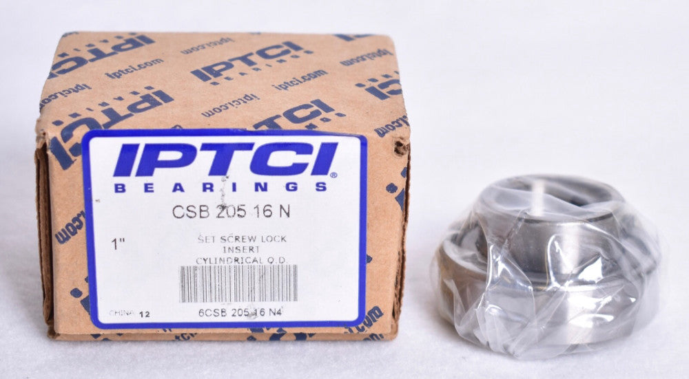 IPTCI 1" Insert Ball Bearing  CSB-205-16-N  CSB 205 16 N
