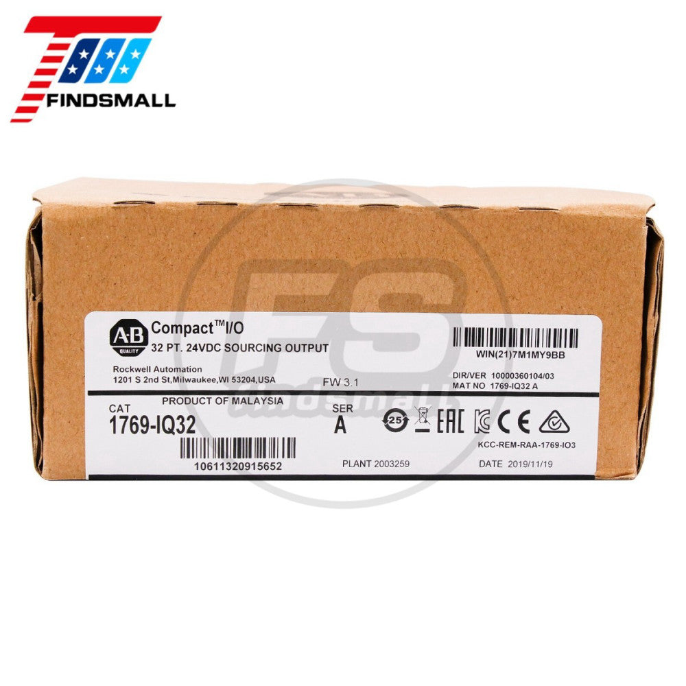 New Allen Bradley 1769-IQ32 SER A CompactLogix 24V DC Input Module 1769IQ32