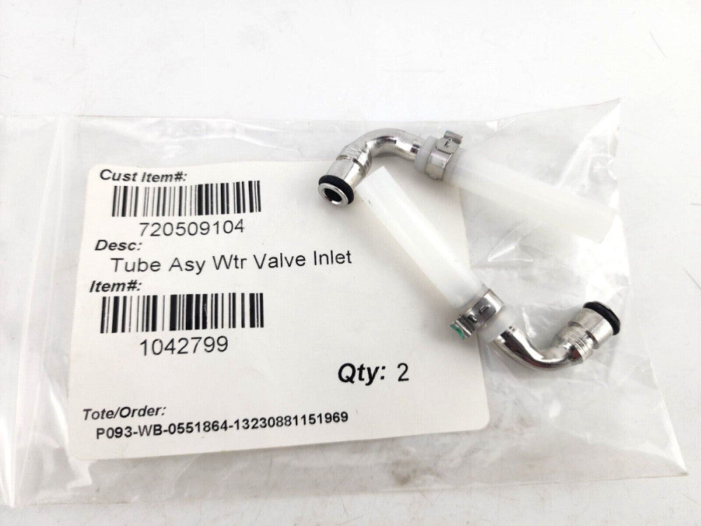 2pcs Cornelius 720509104 Water Tube Valve Inlet Assembly Quest 2000 4000 NT