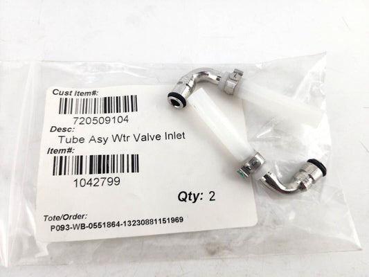 2pcs Cornelius 720509104 Water Tube Valve Inlet Assembly Quest 2000 4000 NT