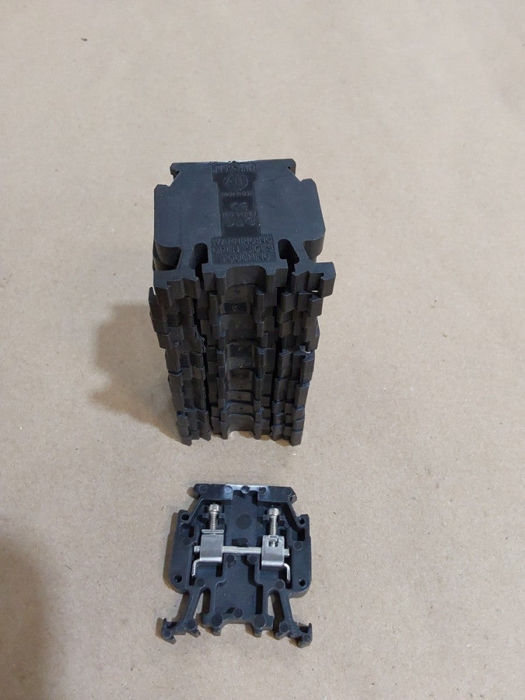 Allen Bradley 1492-HM1 Terminal Block Black LOT OF 14