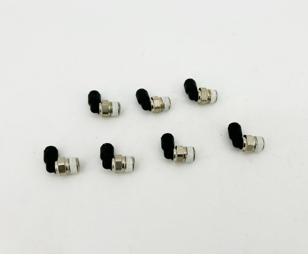 Lot of 7 New Lawson 86756 Male Elbows NPT, 1/8" Tube, 1/8" Thread