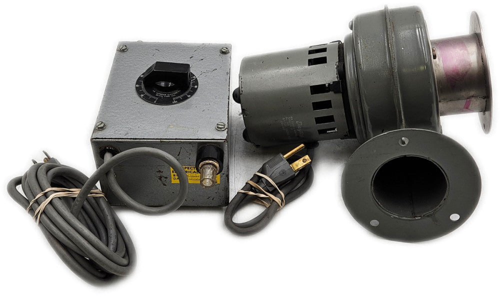 Dayton 7021-3466 J191 115V Blower Motor w/ Powerstat Speed Control 