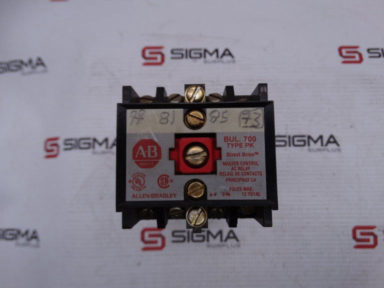ALLEN BRADLEY 700-PH400A1 SERIES B RELAY