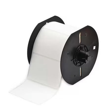 Brady B33-25-424 Label Roll, White, Labels/Roll: 500