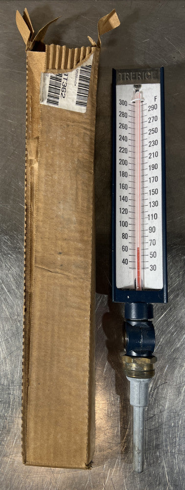 Nos Surplus Trerice thermometer A00508WWG BX91403-1/2 30-300*F