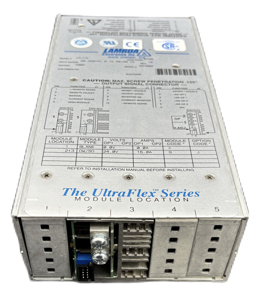 Lambda Ultraflex UAJ1Q 400W 24V 15A Power Supply