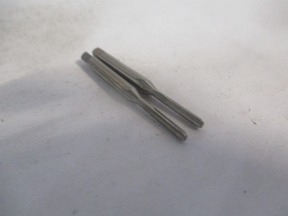 K008019AS) #1-64 3/8" x 1-11/16" OAL RH HSS 2-Flute Bottoming Hand Tap - Qty 2 