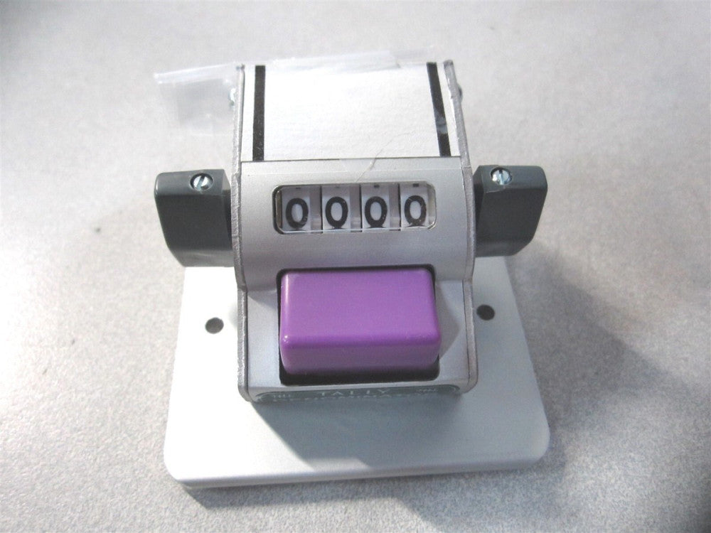 2-9/16" Wide Aluminum 4 Digit Counter with Reset Knob