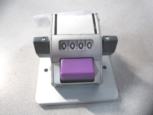 2-9/16" Wide Aluminum 4 Digit Counter with Reset Knob