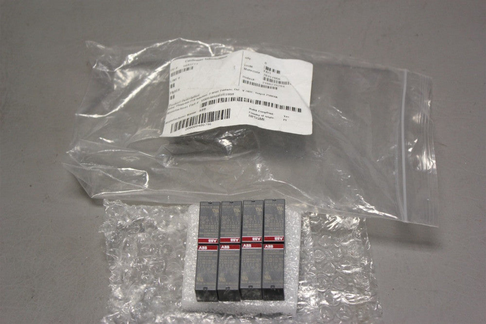 NEW 8 ABB PLUGGABLE PCB INTERFACE RELAYS 1SVR405601R1000