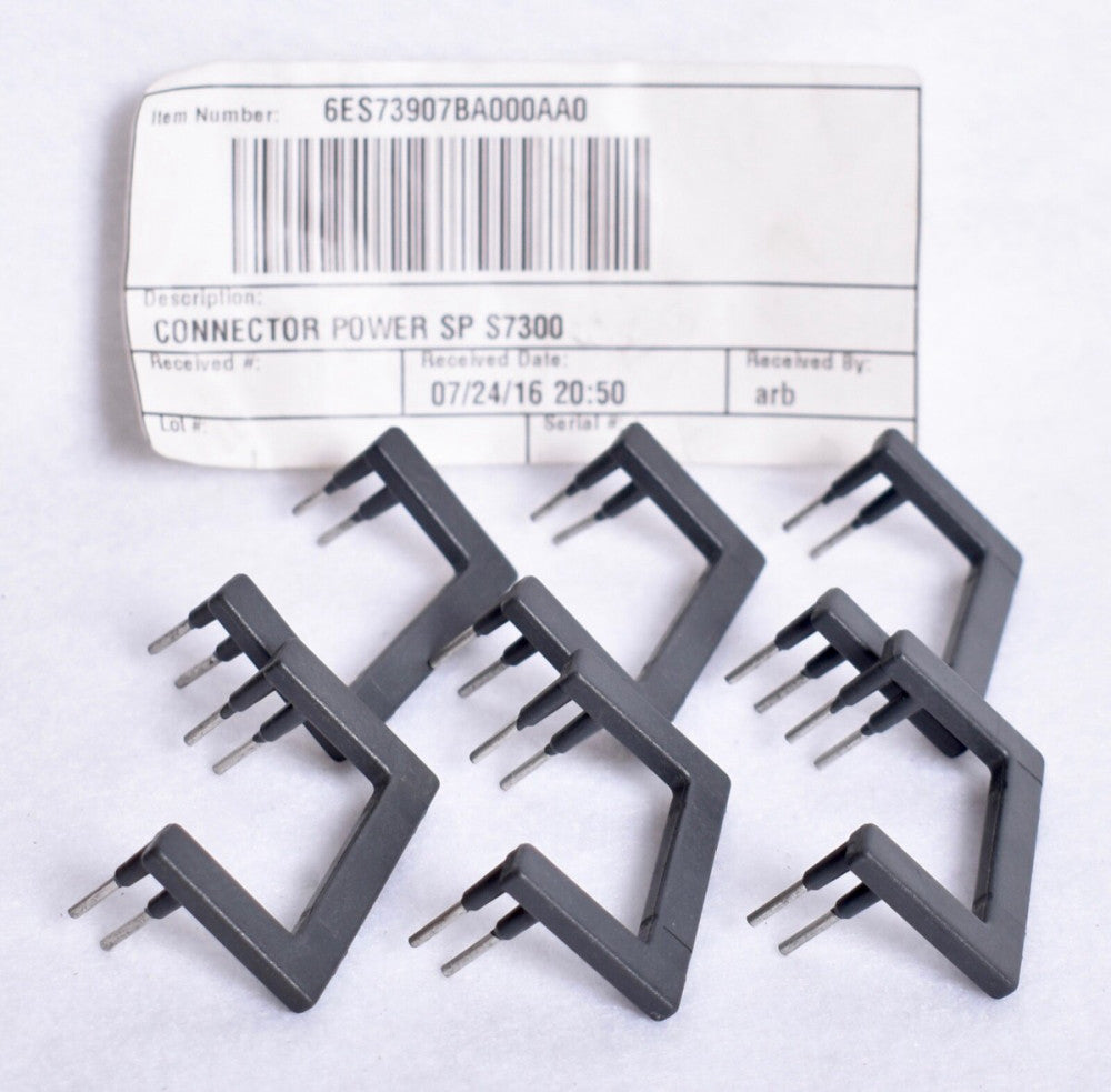 6 Count Siemens Power Connectors SP S7300  6ES73907BA000AA0