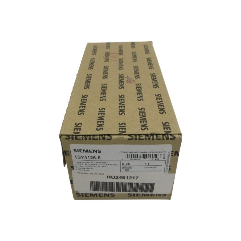 SIEMENS 5SY4125-6 230/400V 25A (PKG OF 12) NSFS