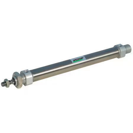 Speedaire Cd85e25-125-B Round Body Cylinder, 25 Mm Bore, 125 Mm Stroke, Iso