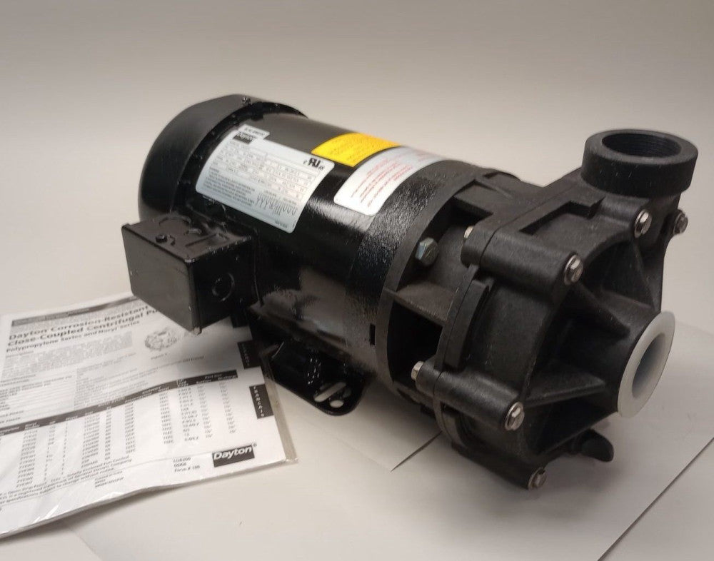 Dayton 2YEW5 Centrifugal Pump 2hp 3ph 208-230/460V 1-1/2 inch in/outlet LTAF23TC
