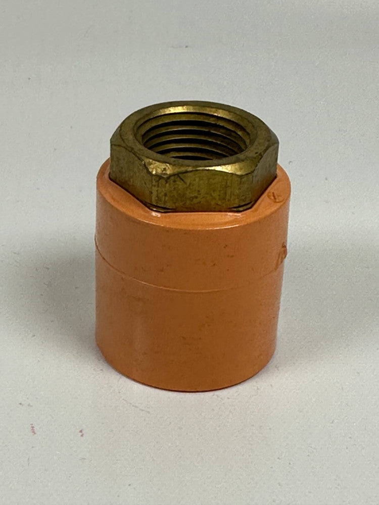 CPVC sch.40 Brass Adapter TFP F1970 3/4" CPVC x 1/2 FPT Lots of 2 NEW Fast Ship