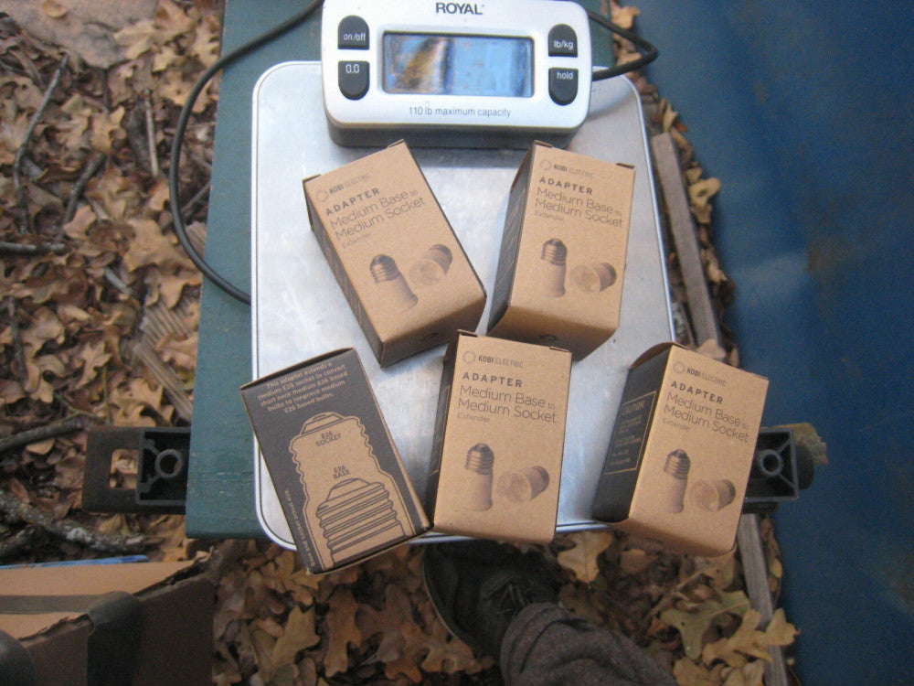 5 yes 5 KOBI KA-E26M-E26F  U.L. Listed Socket Extenders for LED Bulb White