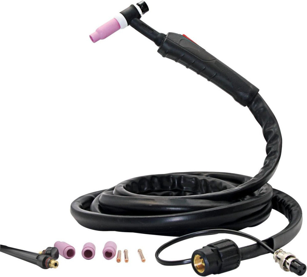 WP17F Air-Cooled Tig Torch With 13FT Cable Plug 16M-2 M16*1.5 Connector... 