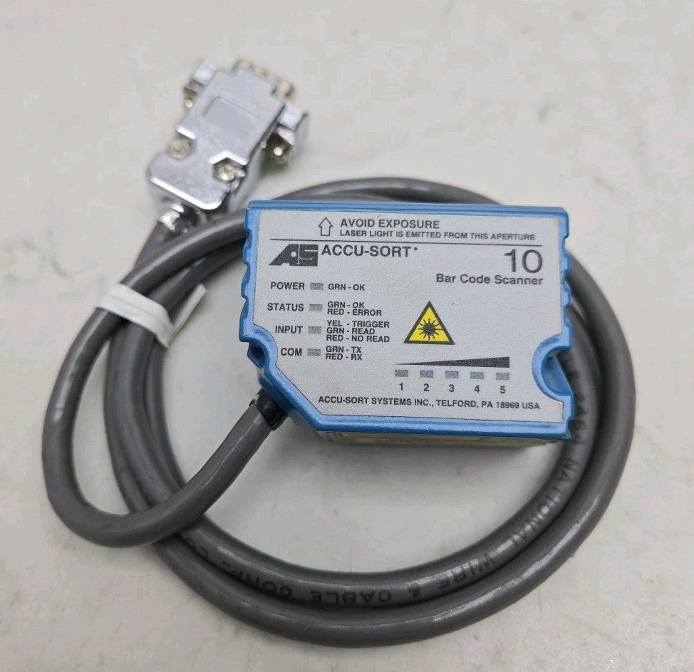 Accu-Sort Model 10 Barcode Scanner 10A20-24-20 