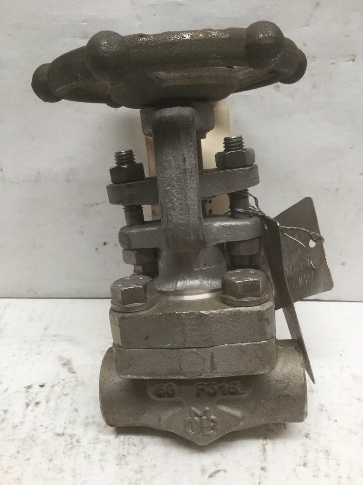 OMB 810 1/2” Stainless Steel Gate Valve F316L B16.34/BS5352